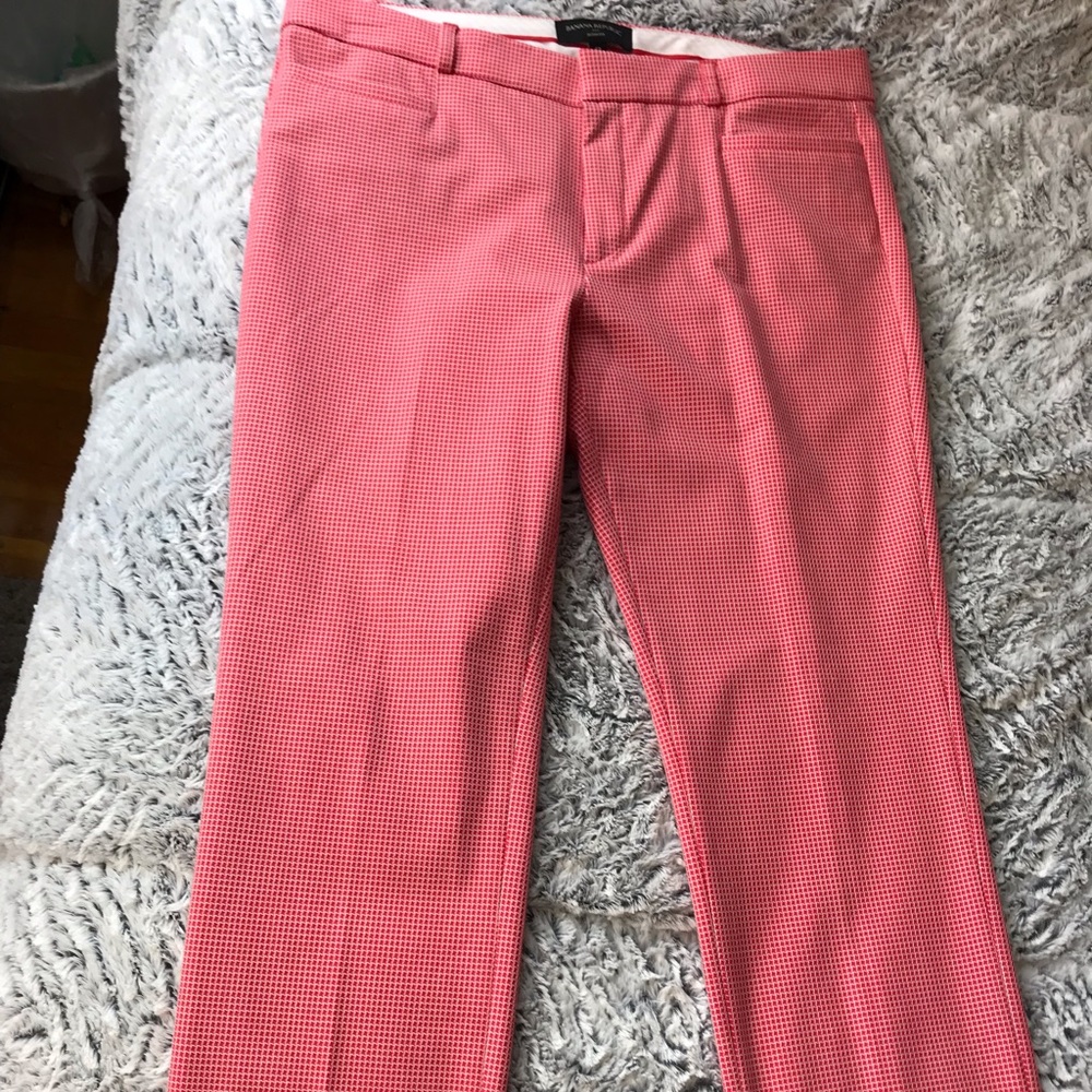Banana Republic peach orange Sloan Fit pants